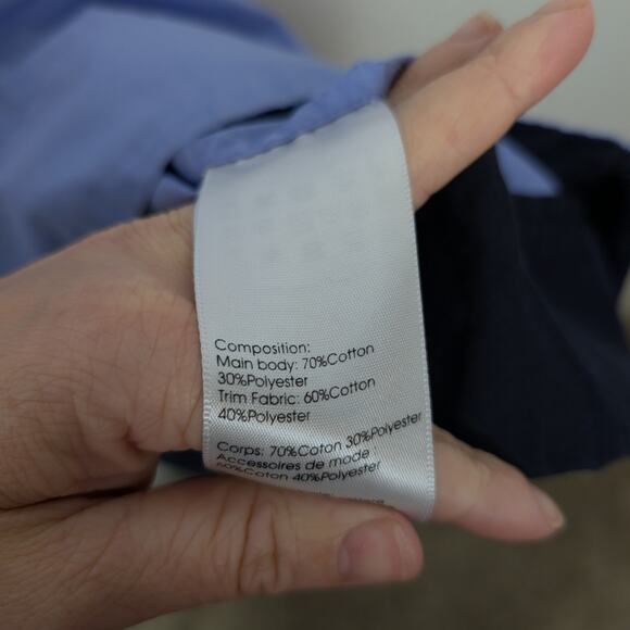 3.1 Phillip Lim Hyacinth Midnight Poplin Sleeveless Dress Size 10 - Picture 9 of 12